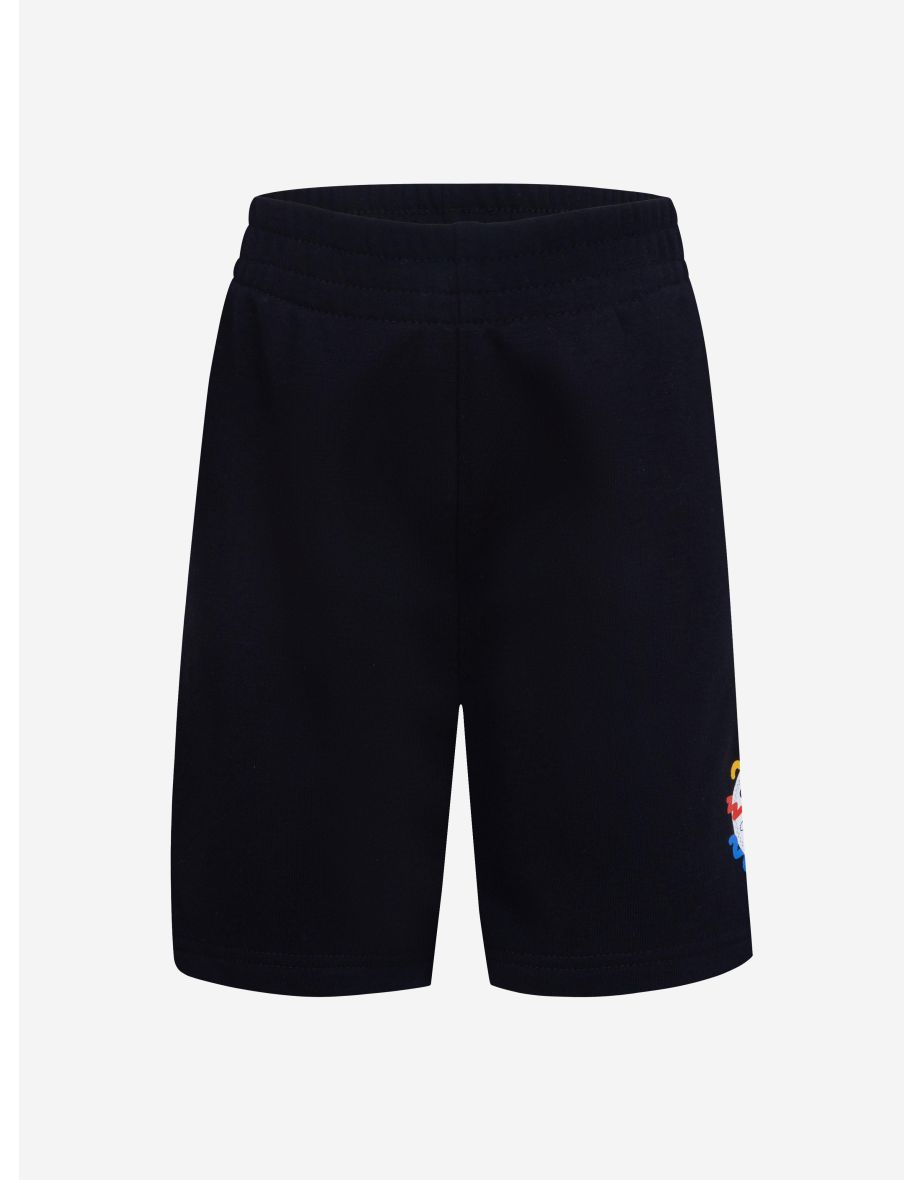 Boys Squiggle T-Shirt And Shorts Set in Black - 3