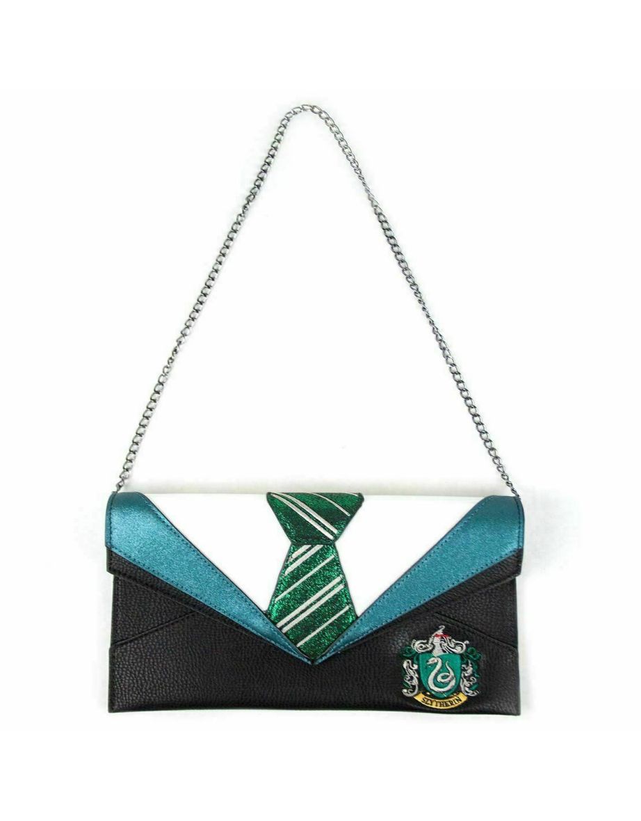 Danielle Nicole Womens/Ladies Slytherin Uniform Harry Potter Clutch - Black/Green - 3