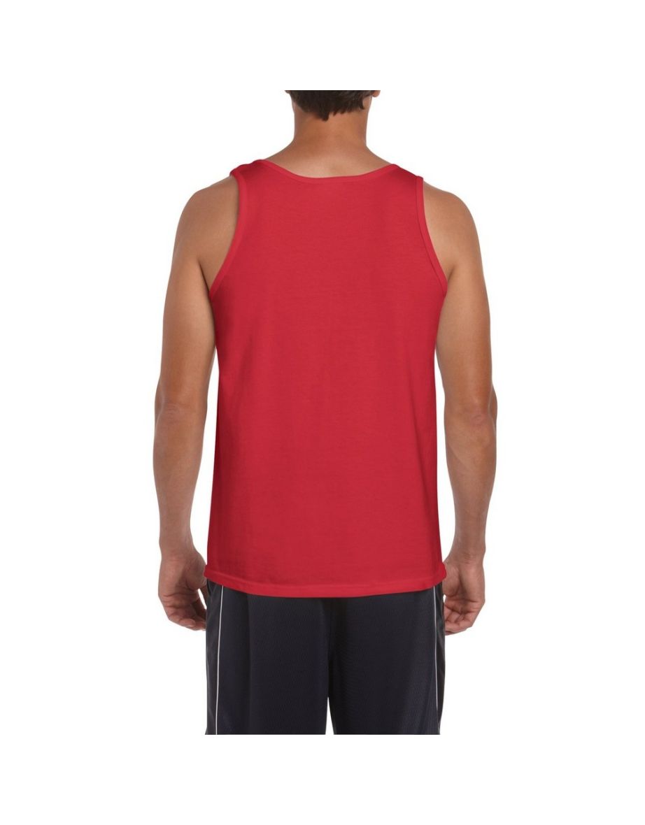 Gildan Mens Softstyle® Tank Vest Top - Red - 1