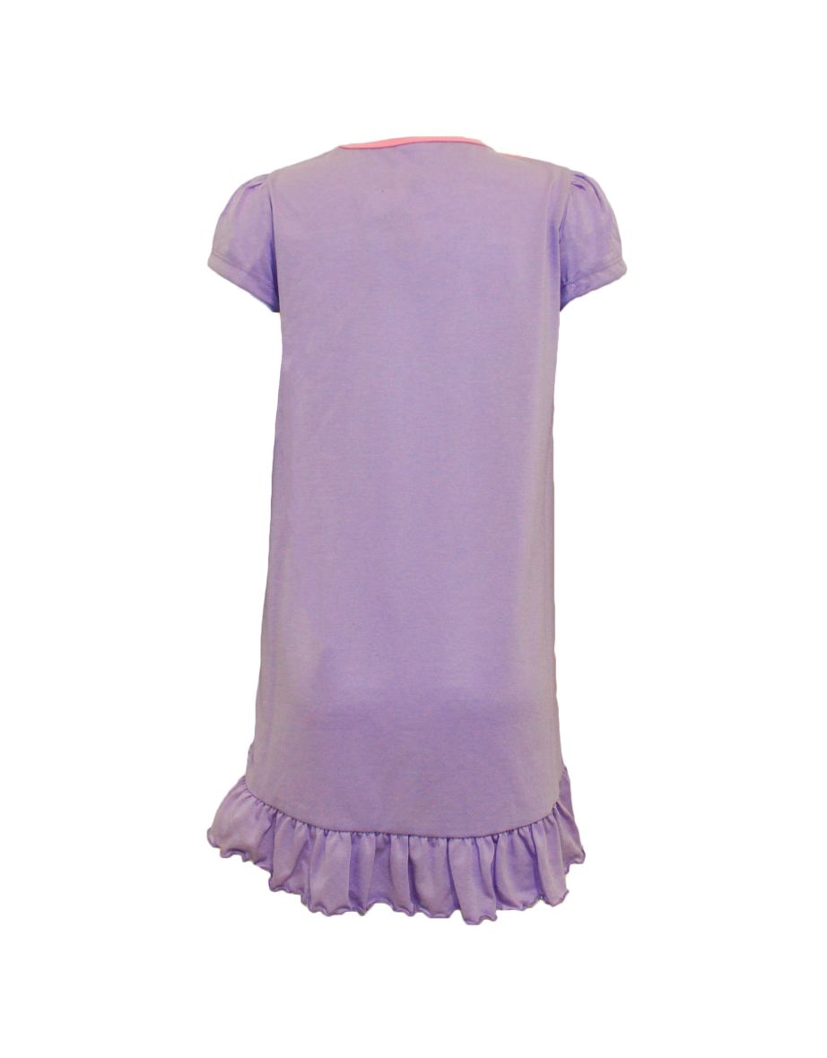 Winnie The Pooh Childrens Girls My Favorite Friends Nightdress - Lilac - 1