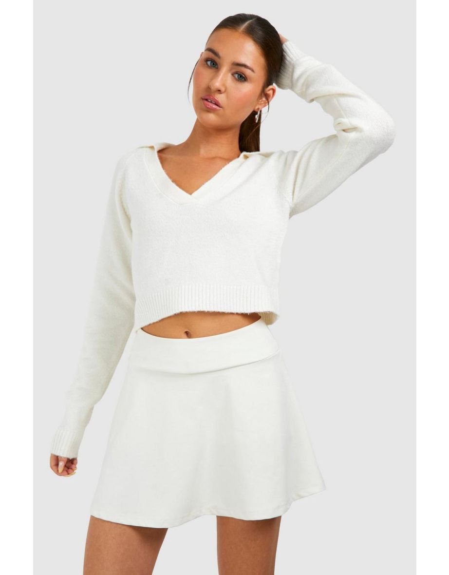 Active Fabric Tennis Skirt With Built In Short - 3