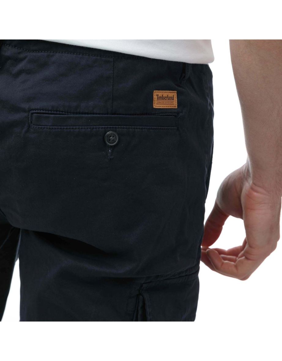 Men's Timberland Out Door Relaxed Cargo Shorts in Blue - 2