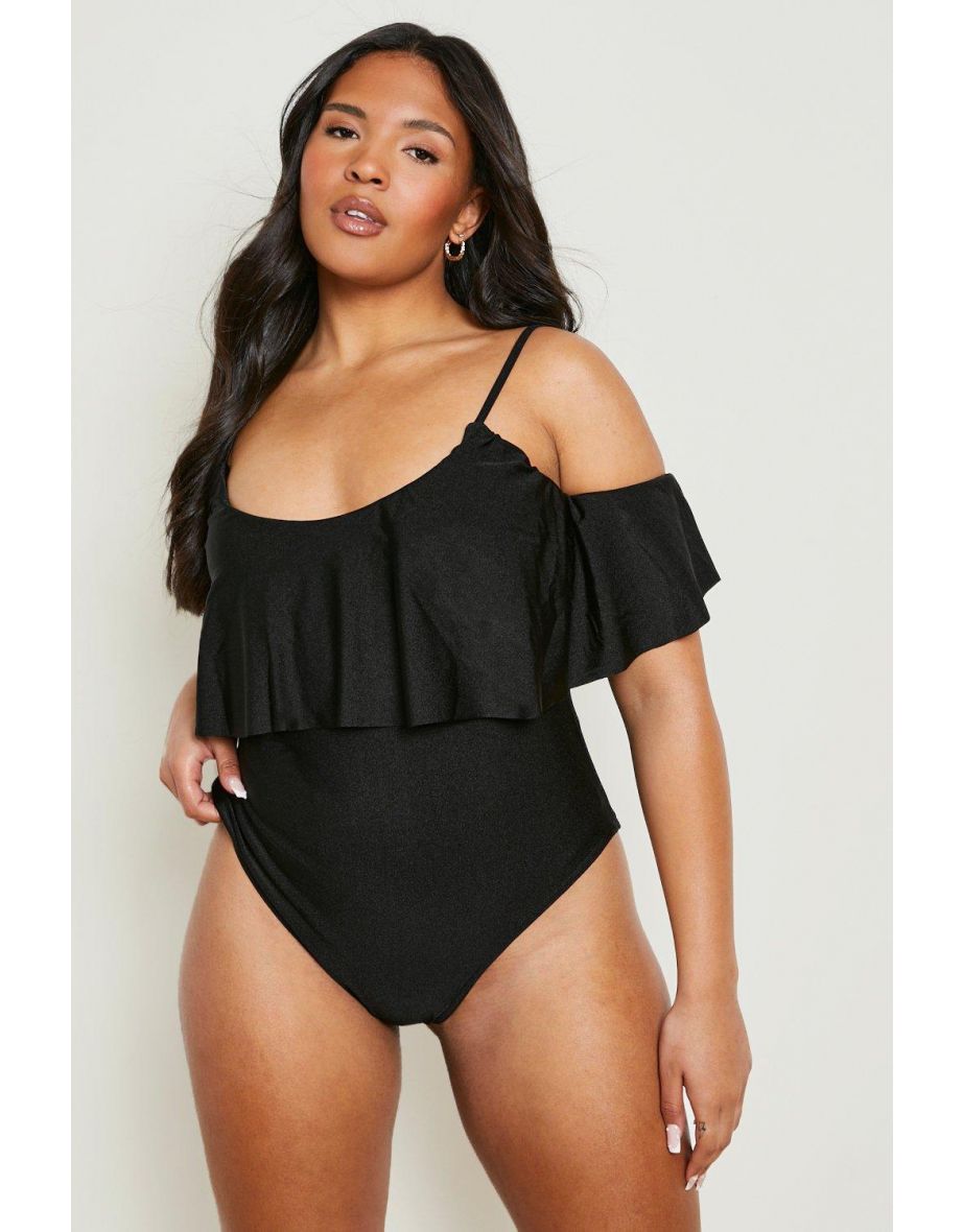 drape sleeve swimsuit