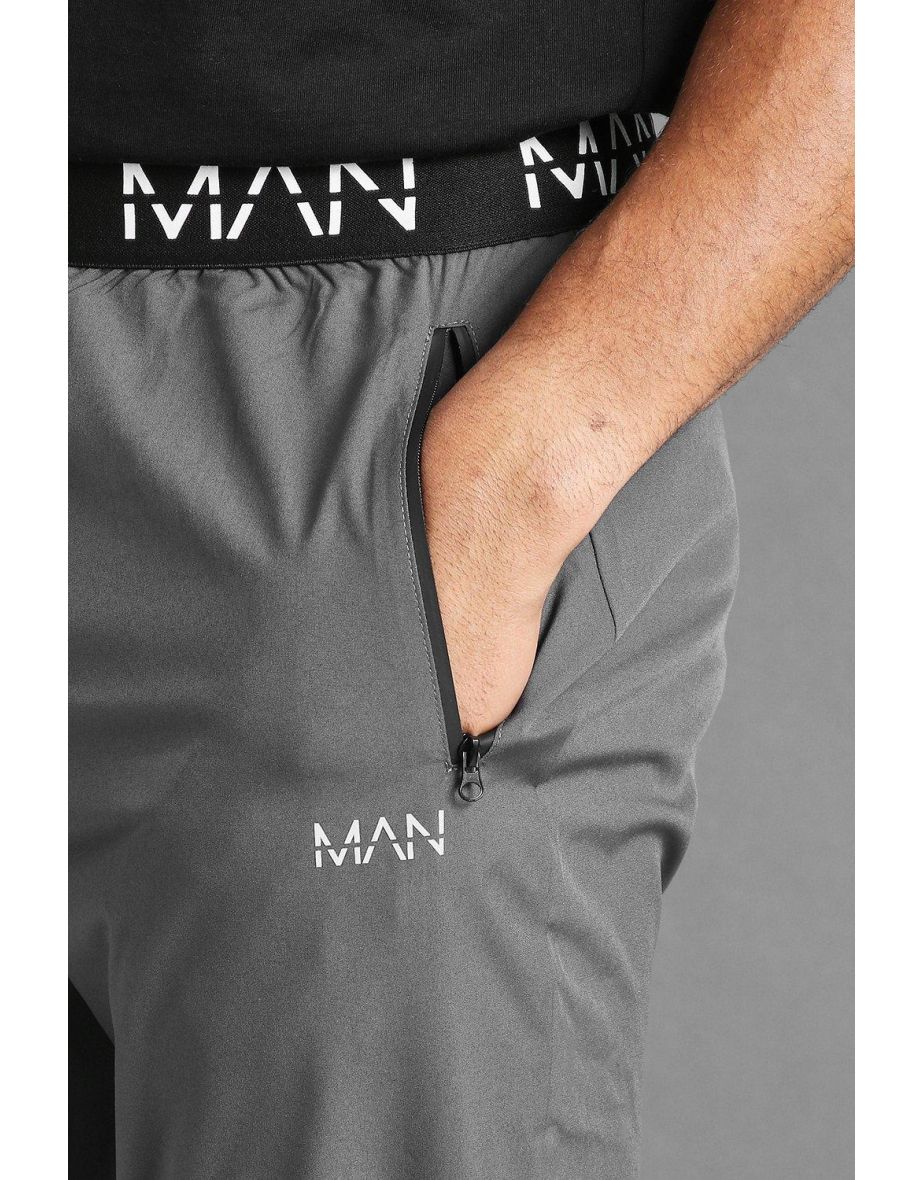 MAN Active Tapered Jogger With MAN Waistband - charcoal - 2