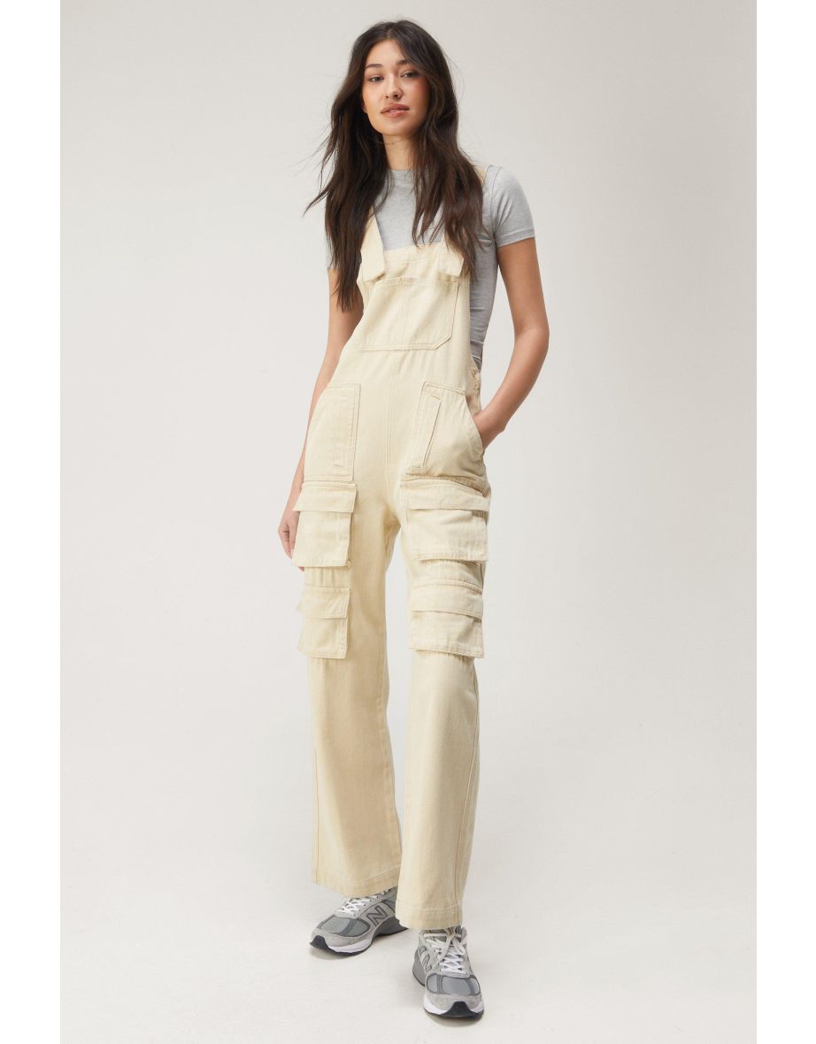 Womens hot sale cargo dungarees