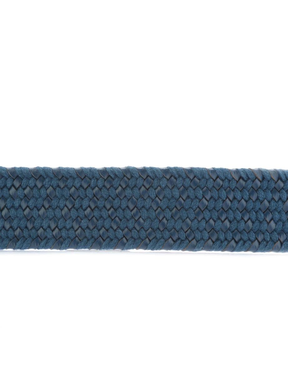 Accessories Ted Baker Galan Leather Woven Belt in Blue - 3