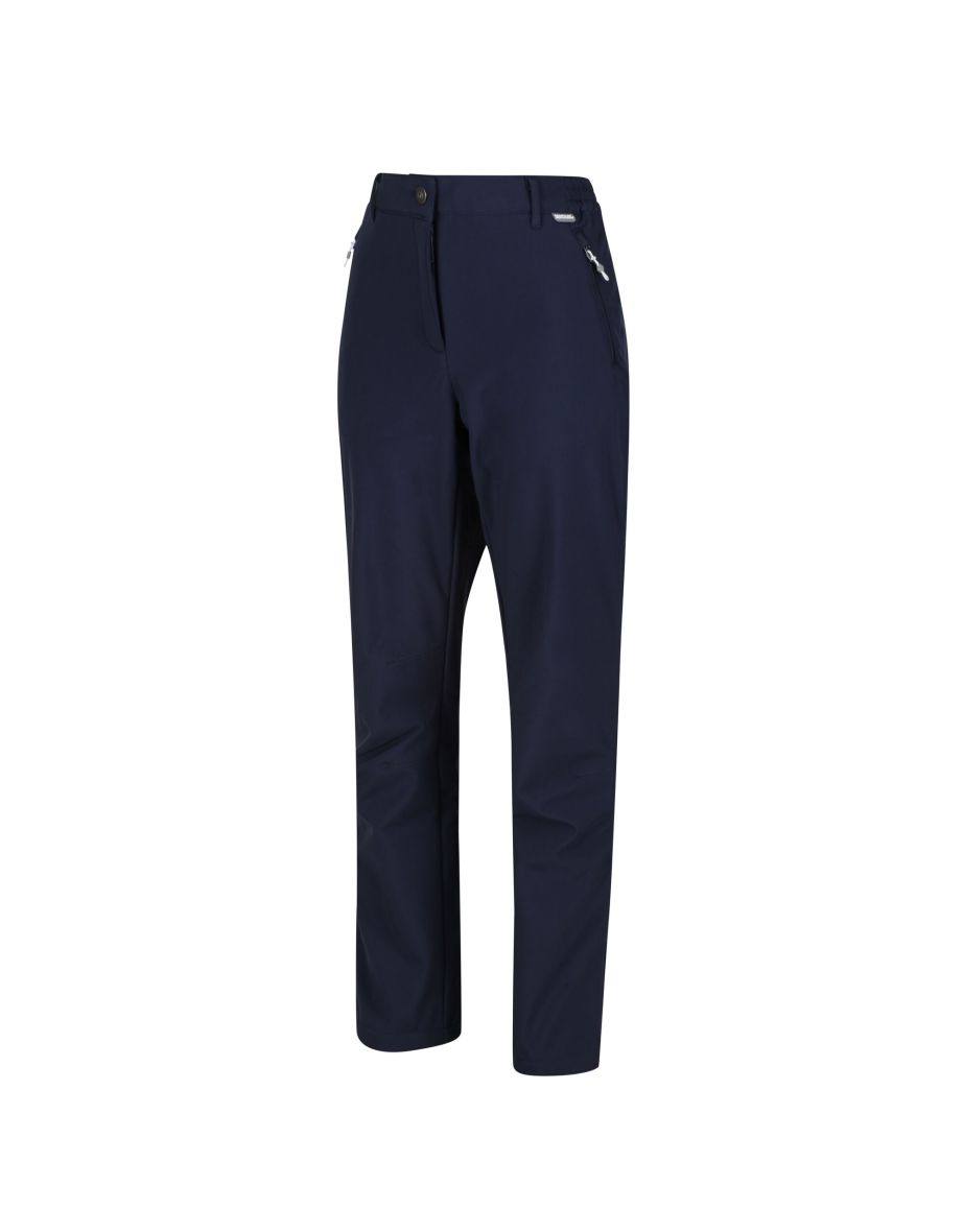 Regatta Great Outdoors Womens/Ladies Geo Softshell II Regular Leg Trousers - Navy - 3
