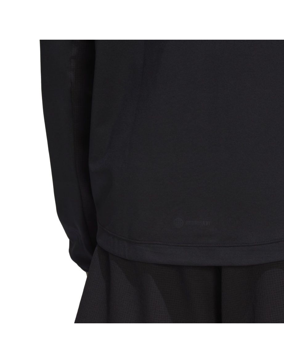 Men's adidas HIIT Training Full Zip Hoody in Black - 7