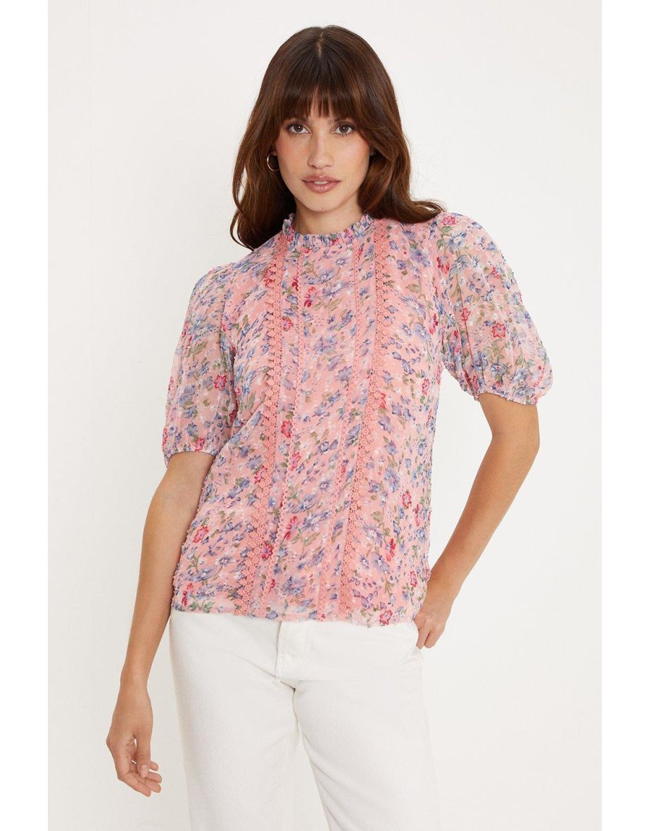 Oasis floral chiffon top online