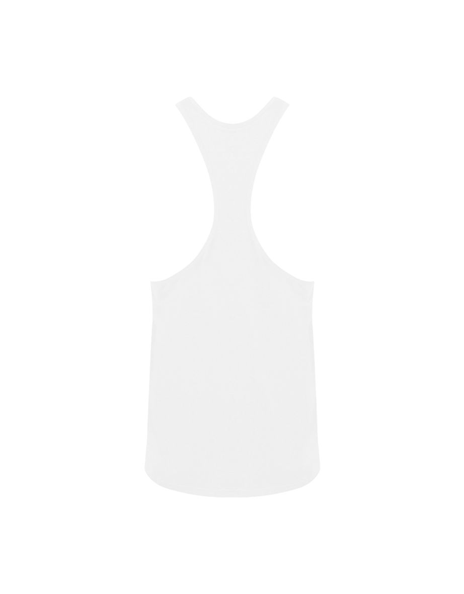 Tanx Mens Vest Sleeveless Vest Top / Muscle Vest (Pack of 2) - White - 1