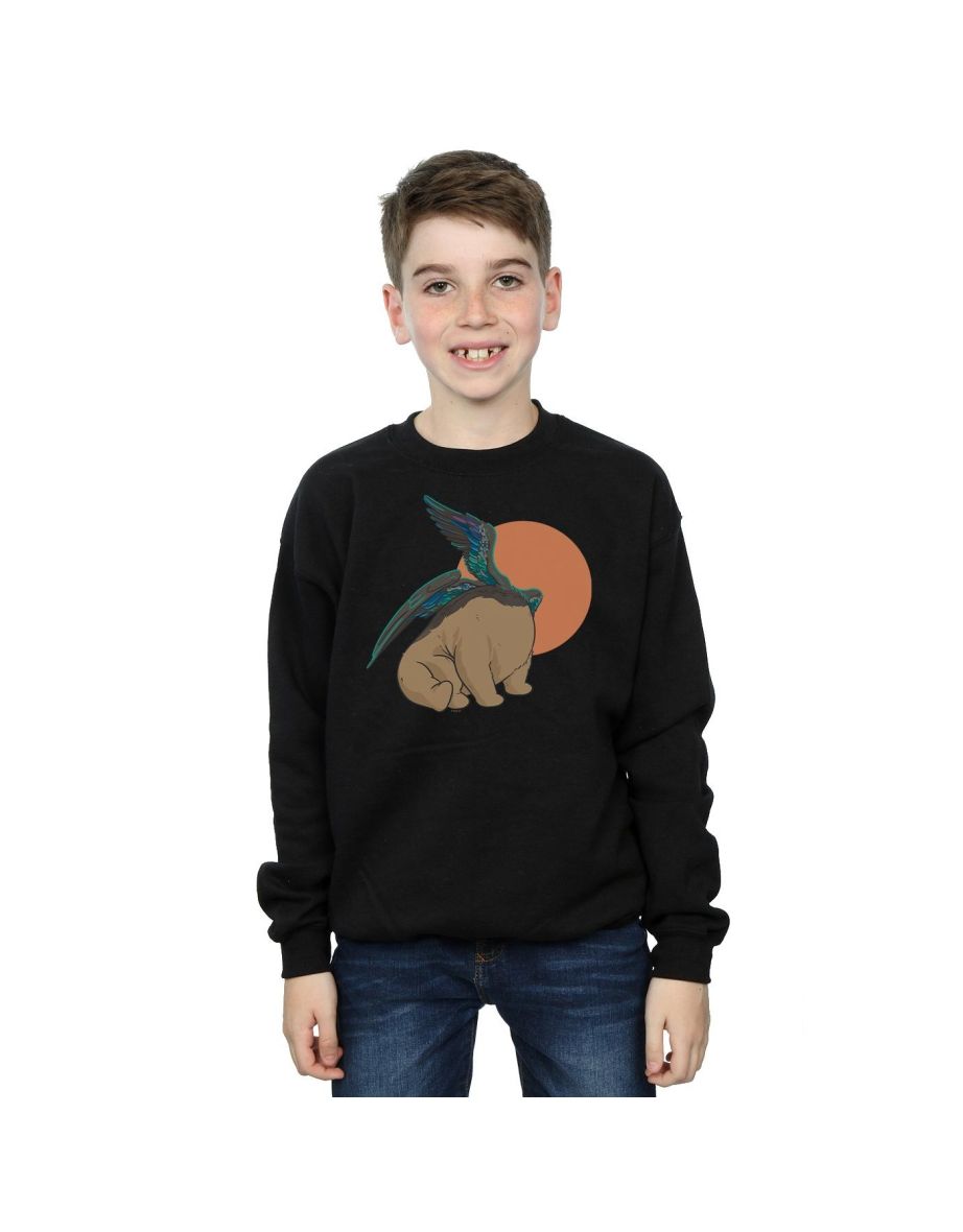 Marvel Boys Shang-Chi And The Legend Of The Ten Rings Morris Pose Sweatshirt - Black
