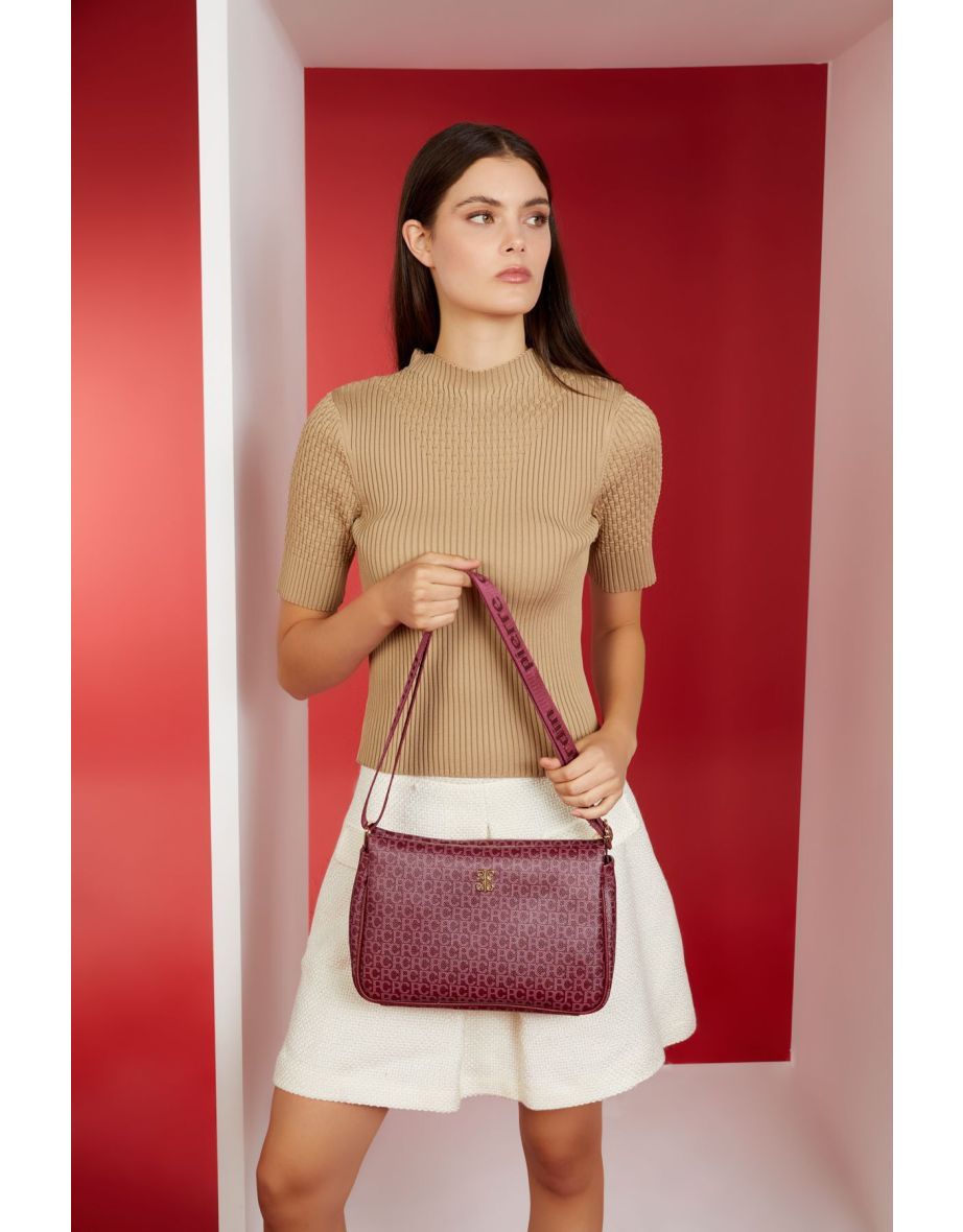 Small Alphabet Visne Women's Shoulder Bag