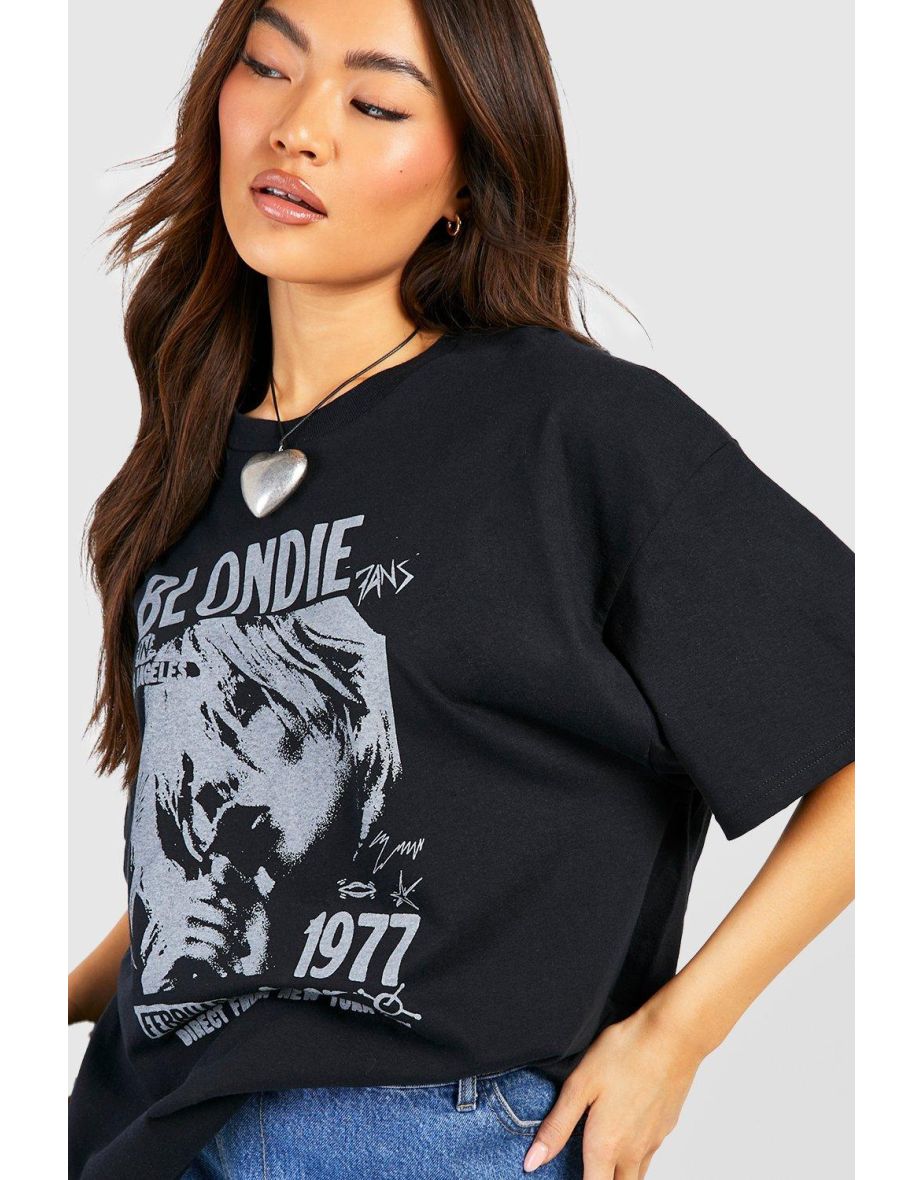 Blondie Oversized License Band T-shirt - black - 3