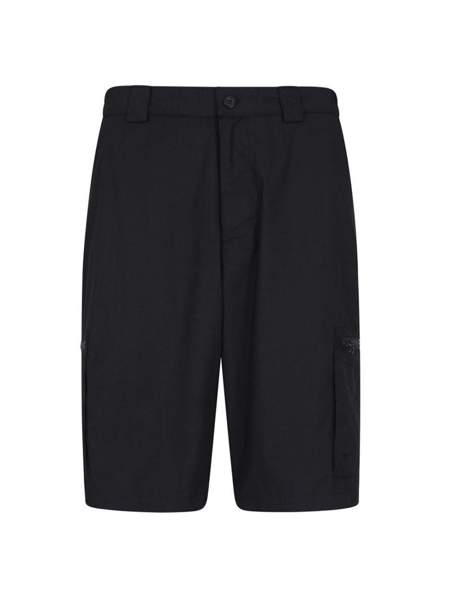 Mountain Warehouse Mens Trek Cargo Shorts - Black