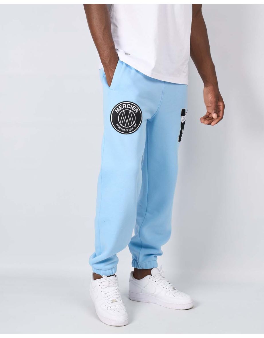 Men's Mercier Hybrid Badge Joggers in Blue - 3