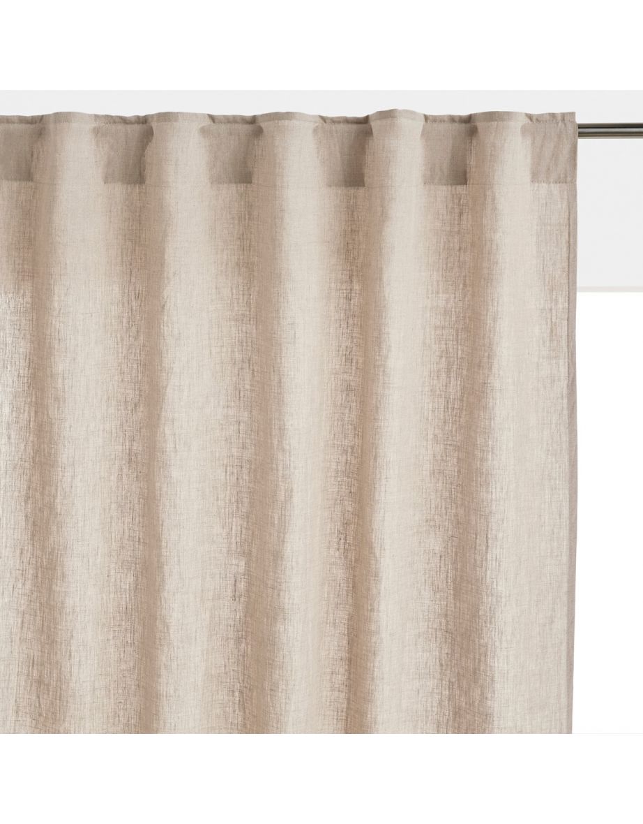 Onega Washed Linen Curtain with Concealed Tabs