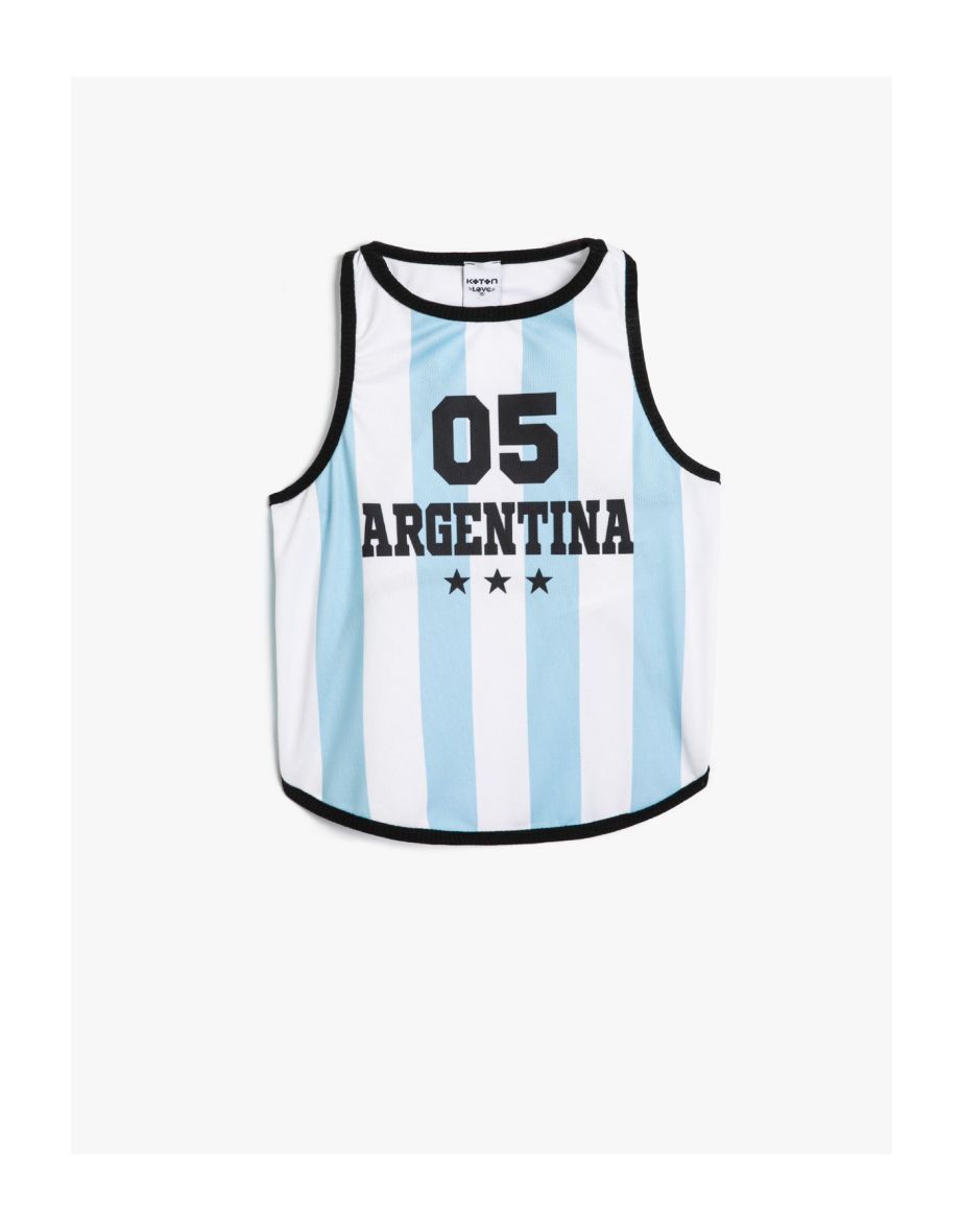 Dog T-Shirt Printed Sleeveless