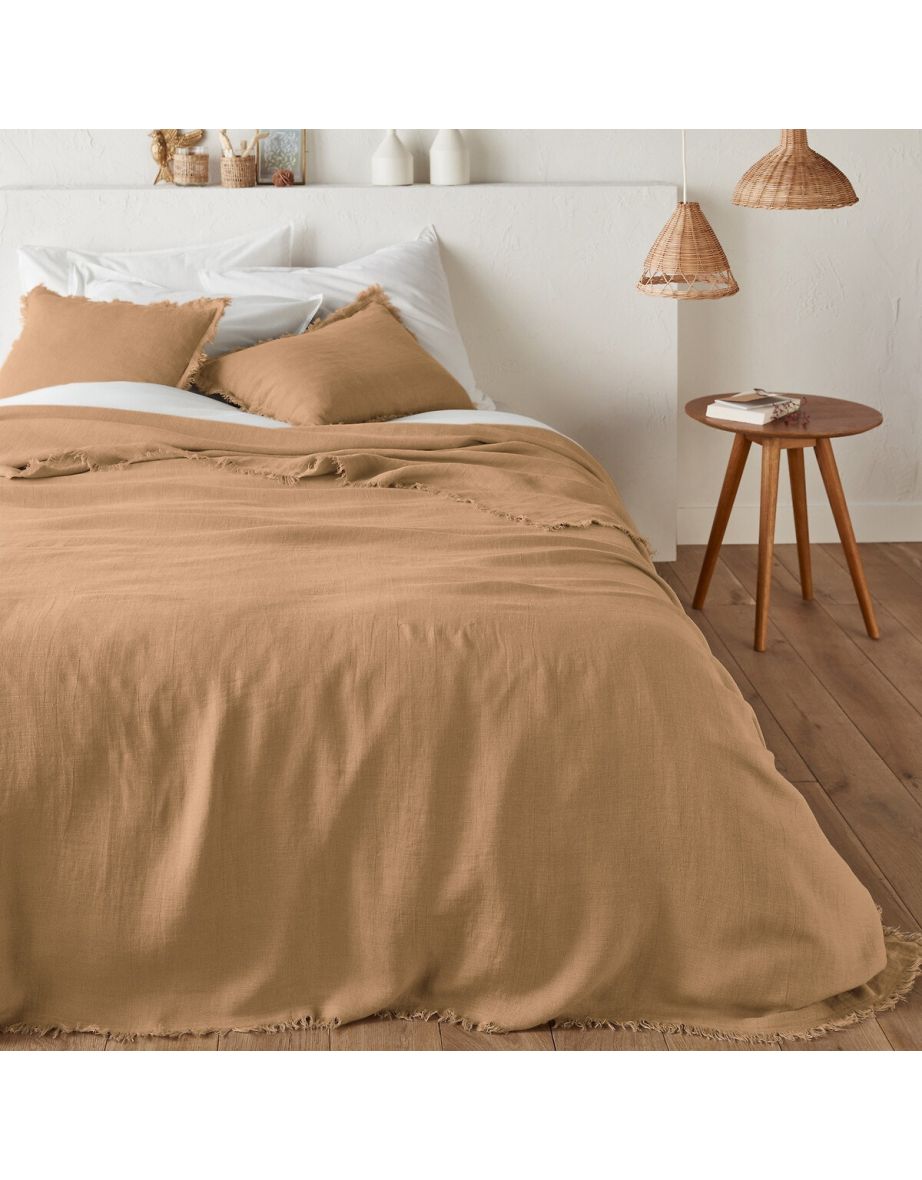 Linange Washed Linen Bedspread