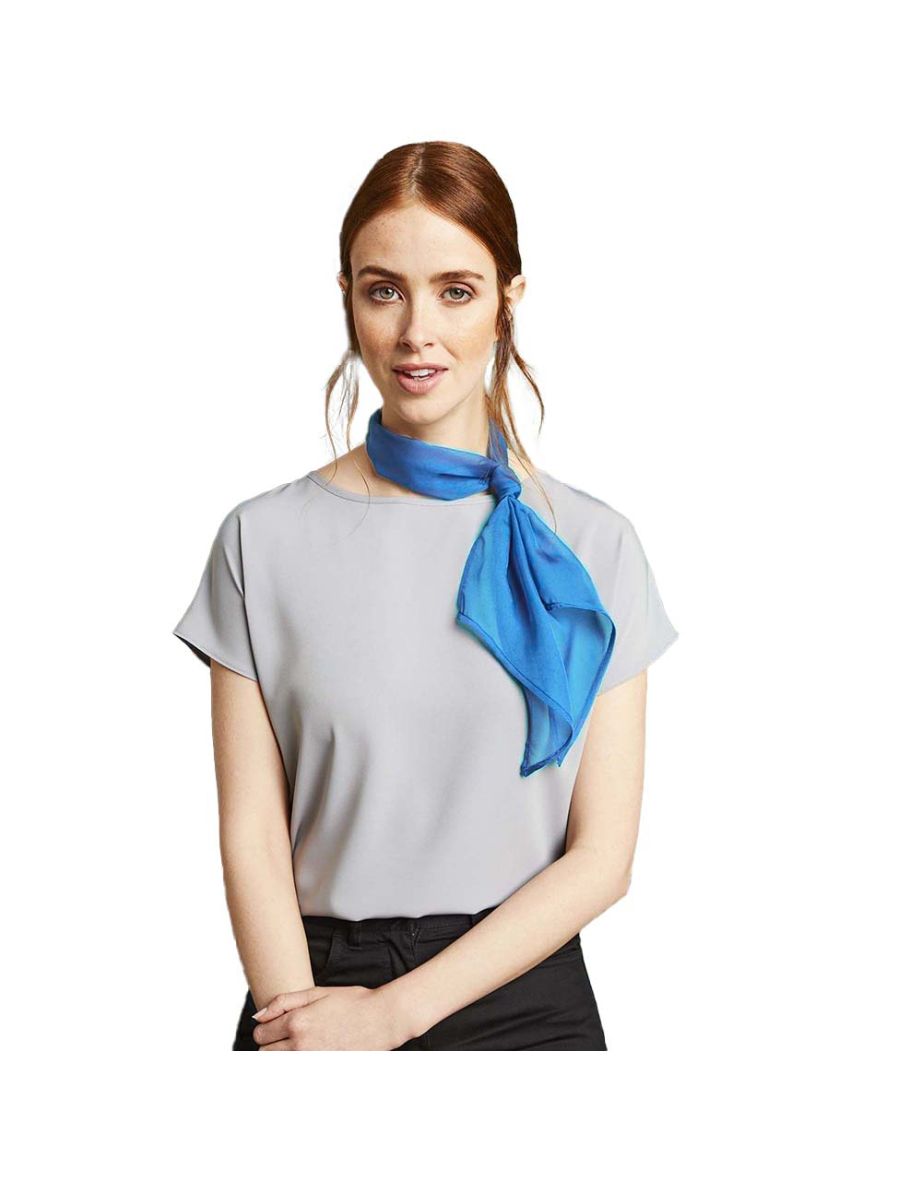 Premier Ladies/Womens Work Chiffon Formal Scarf - Sapphire - 1
