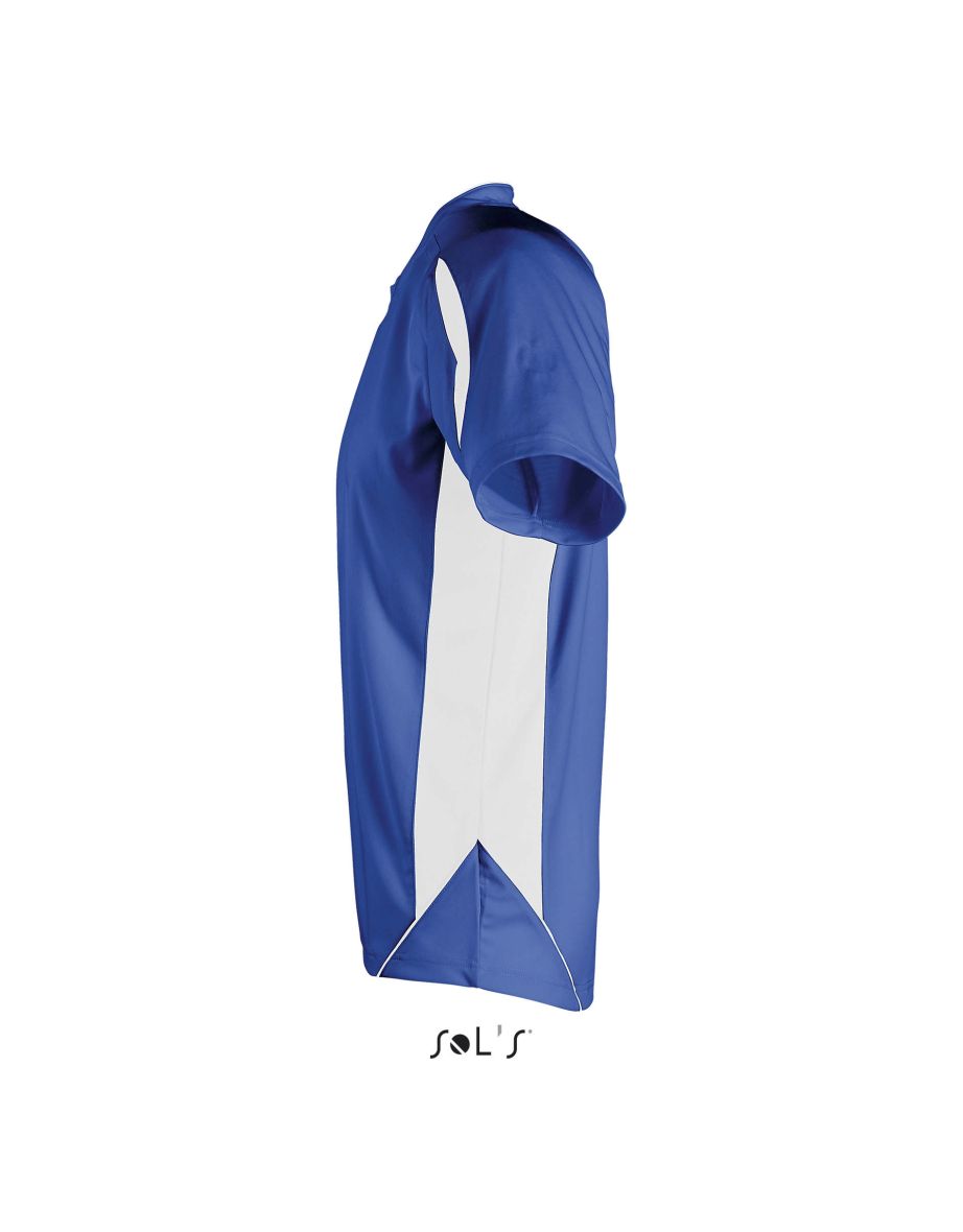SOLS Mens Maracana 2 Short Sleeve Football T-Shirt - Royal Blue/White - 1