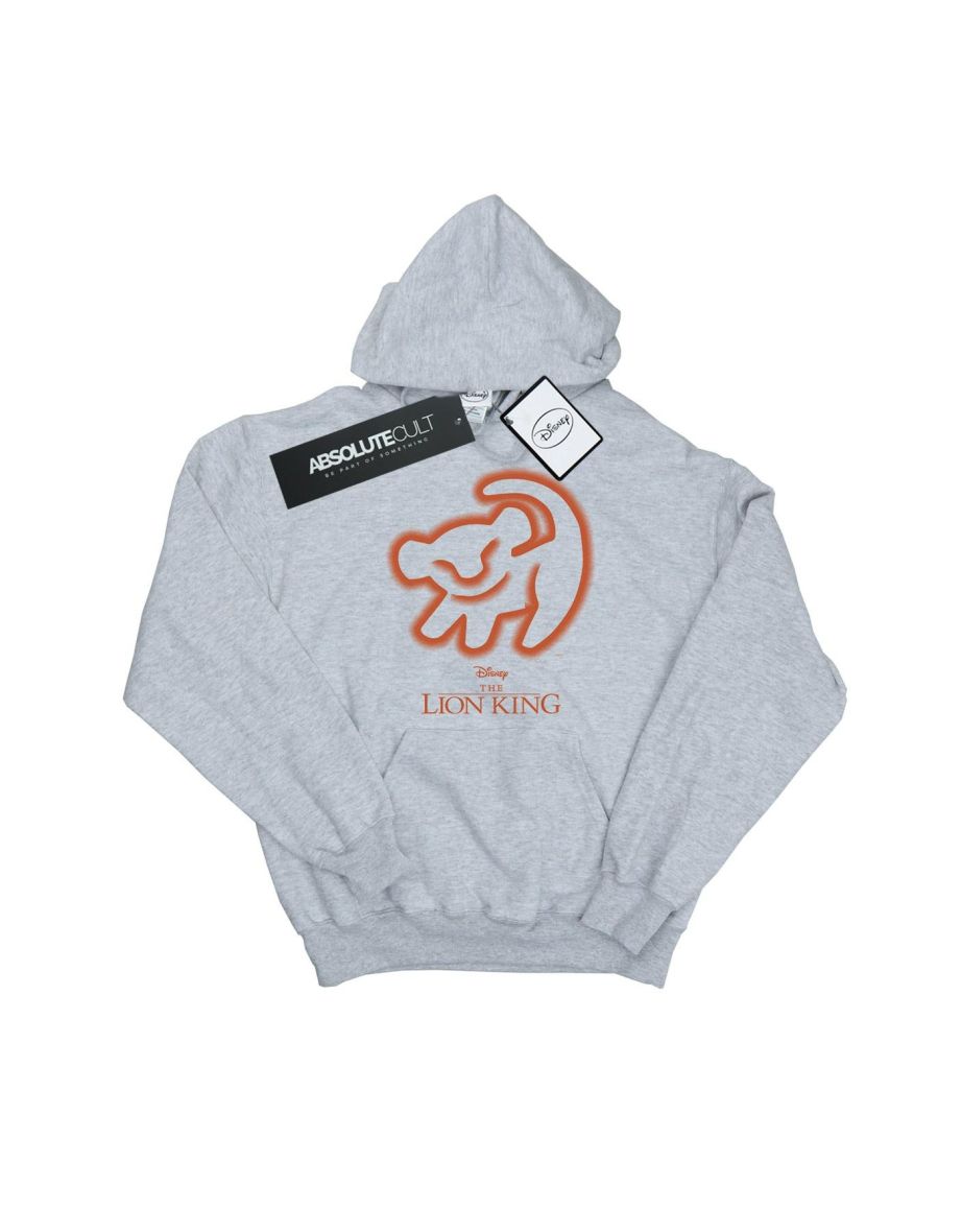 Disney Girls The Lion King Cave Drawing Hoodie - Sports Grey