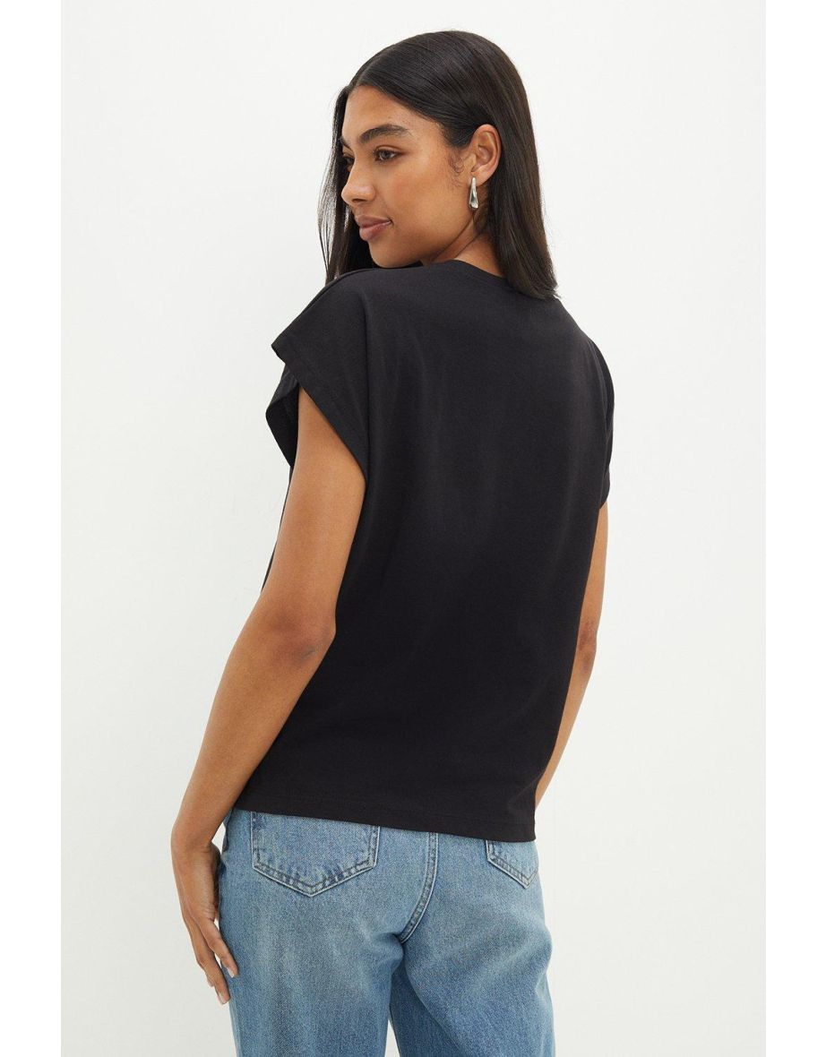 All Over Sequin Embellished T-Shirt - 2