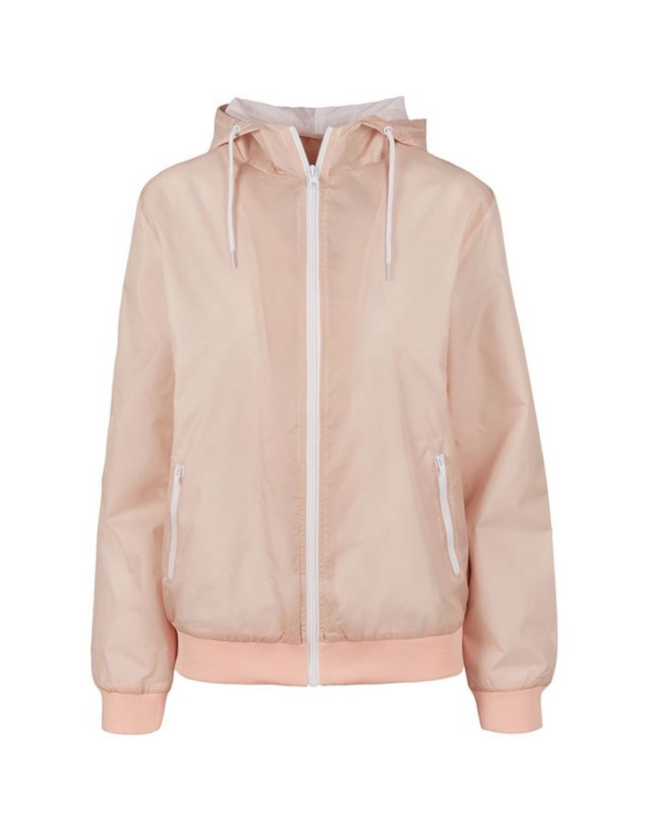 Light pink windbreaker best sale