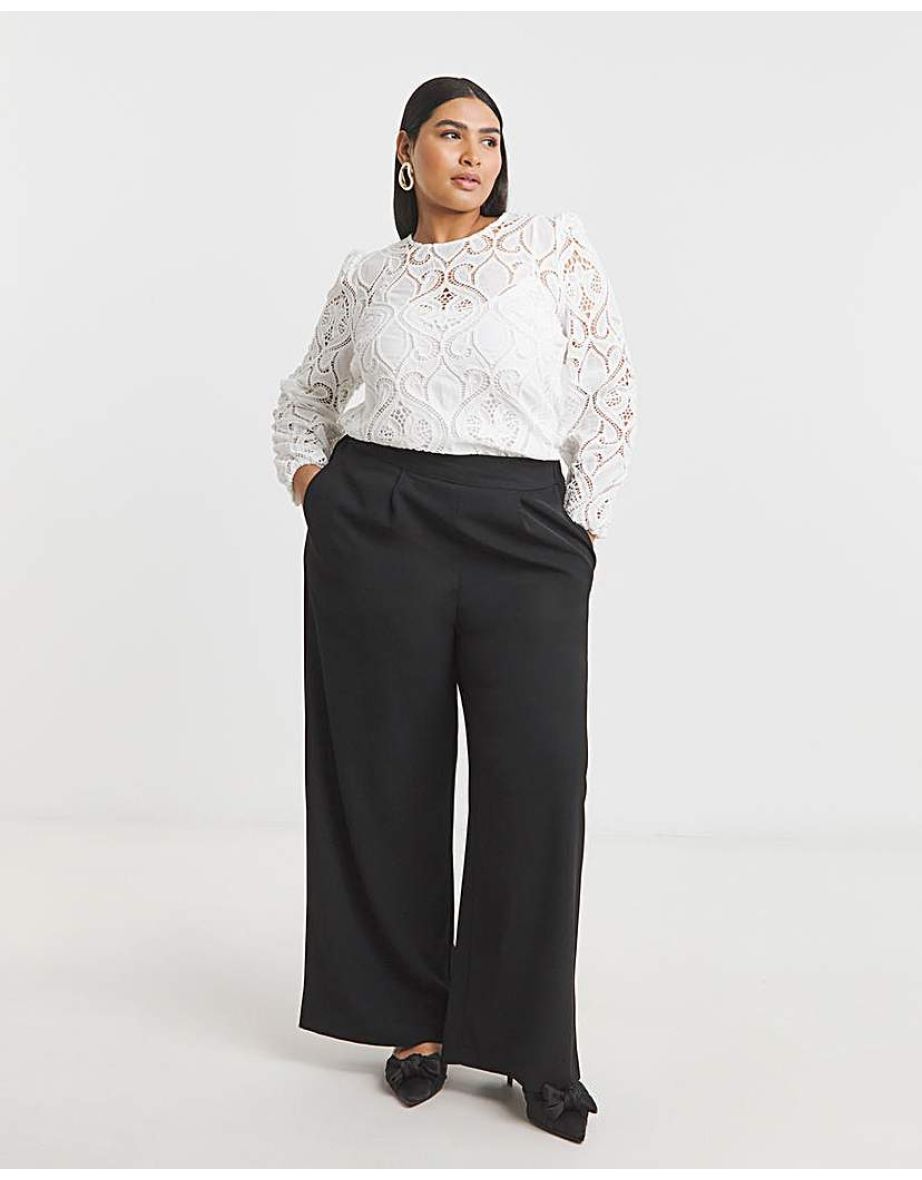Joanna Hope Premium Broderie Blouse