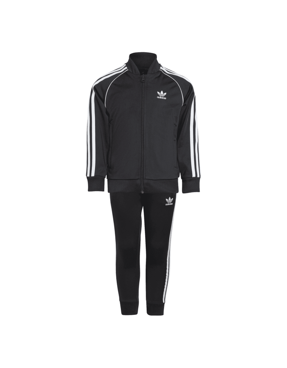 Boy's adidas Originals Junior Adicolor SST Tracksuit in Black