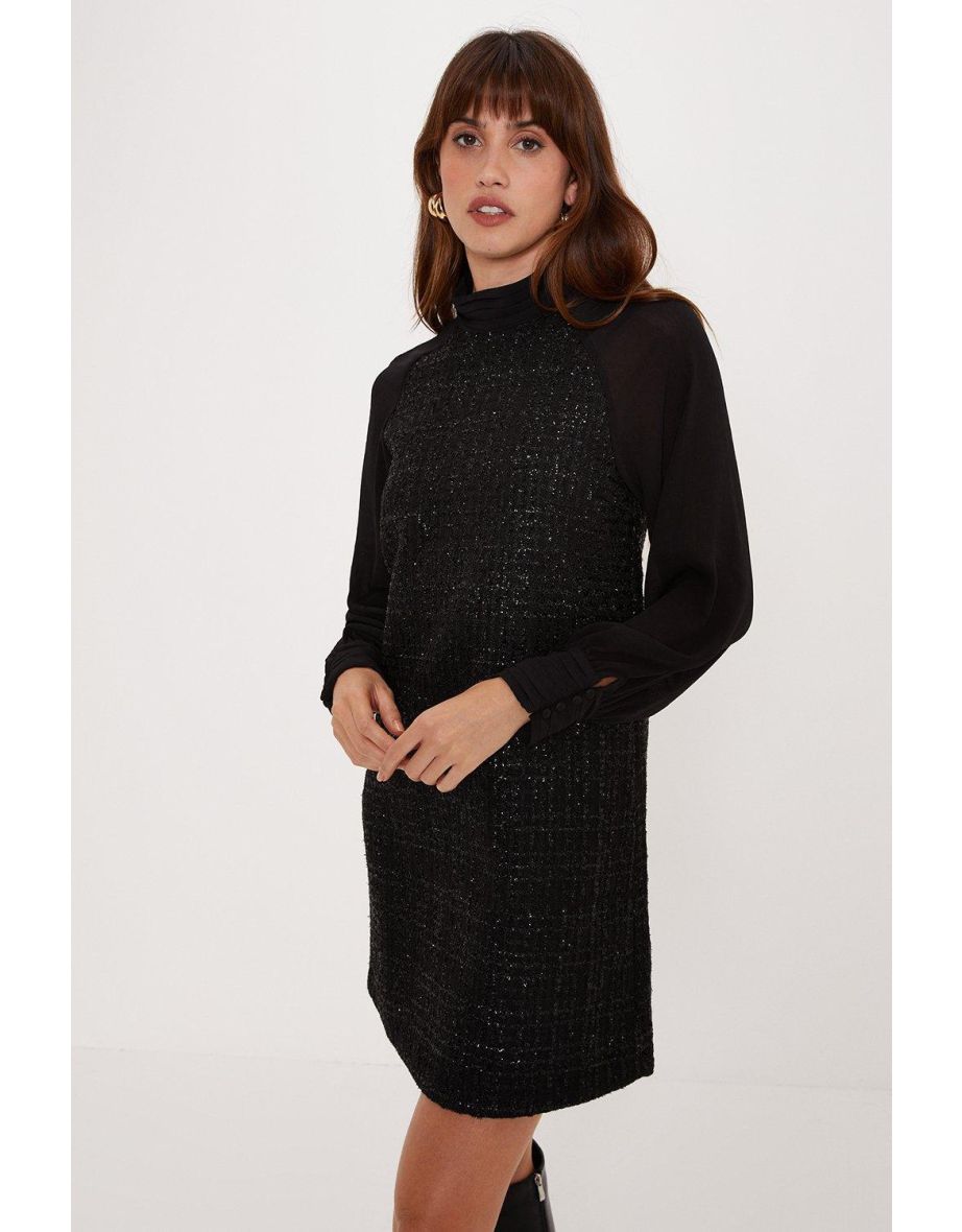 Oasis 2024 tweed dress