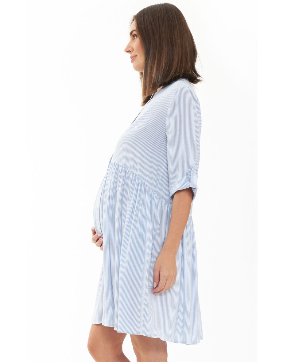 Sam Stripe Maternity and Nursing Dress - 4
