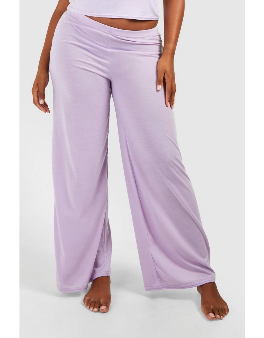 Plus Peached Mix & Match Pj Trouser - lilac - 3