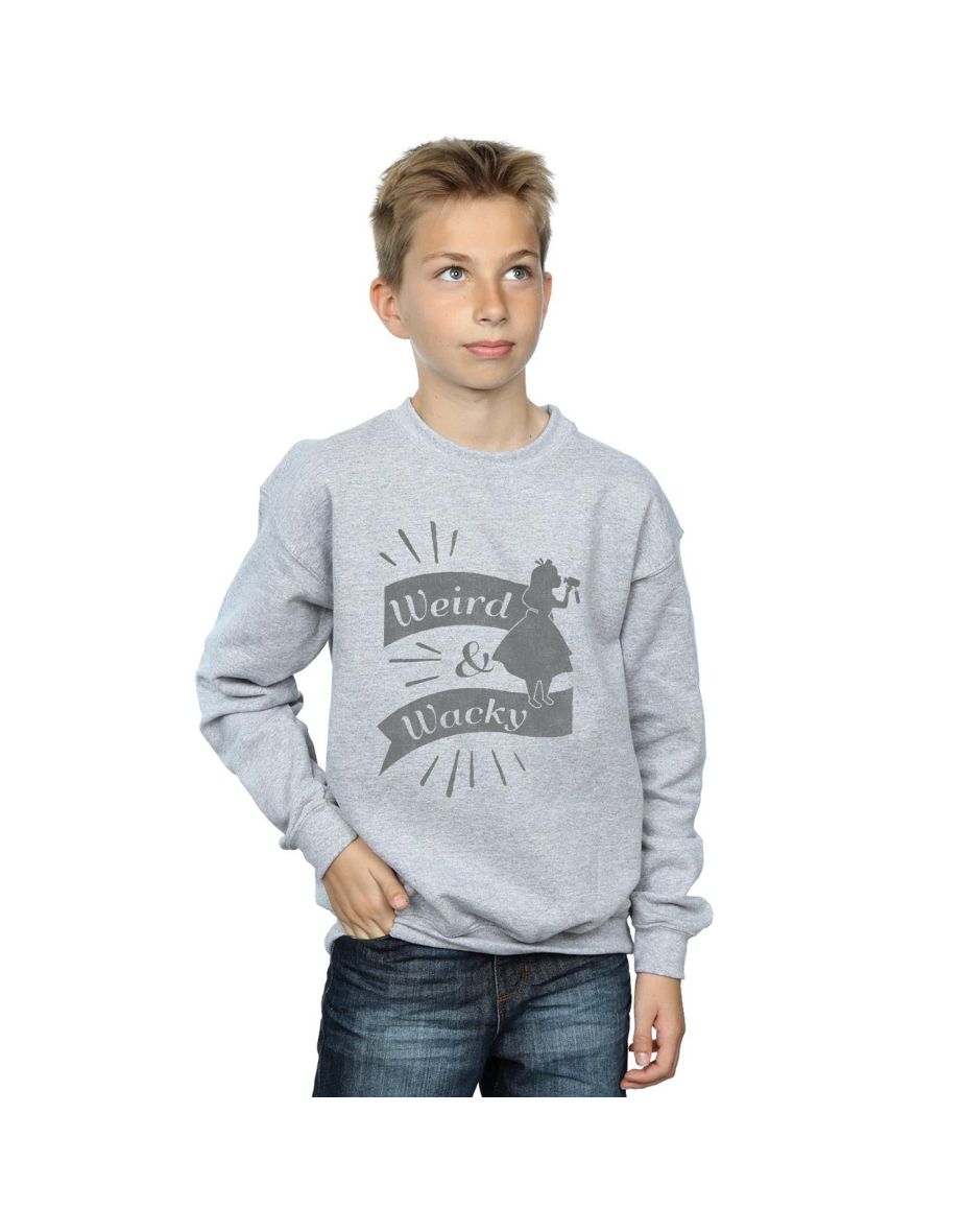Disney Boys Alice In Wonderland Weird And Wacky Sweatshirt