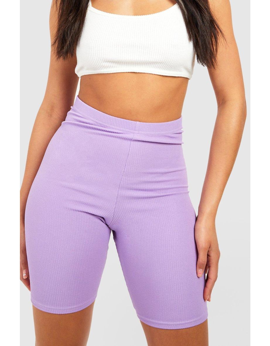Ripple Rib Cycling Short - purple - 3