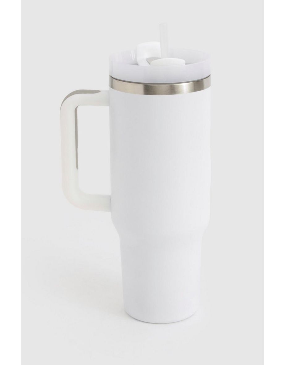 Stainless Steel Large Tumbler Cup - ivory