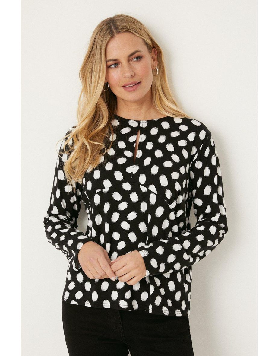 Wallis polka cheap dot top