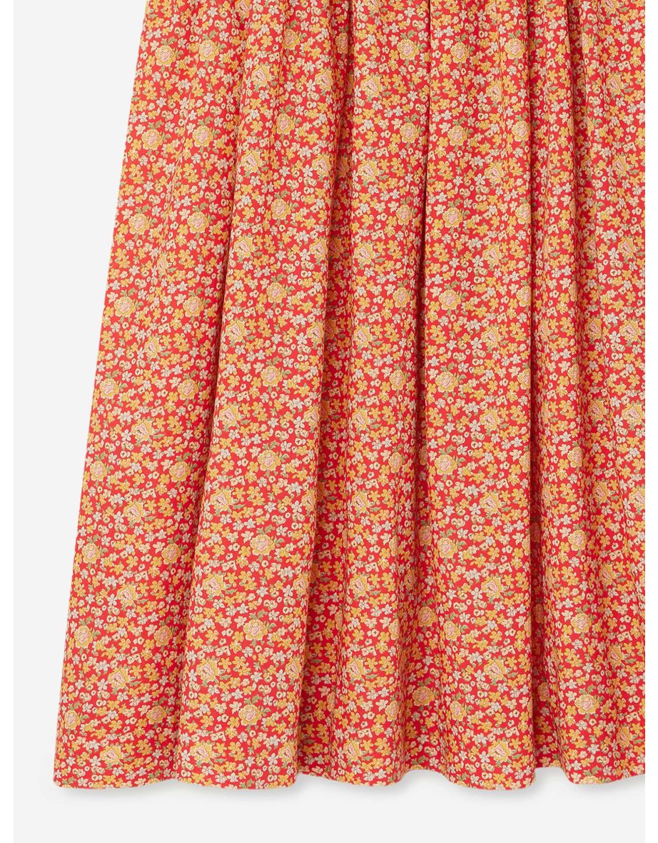 Girls Frances Dress in Red - 4