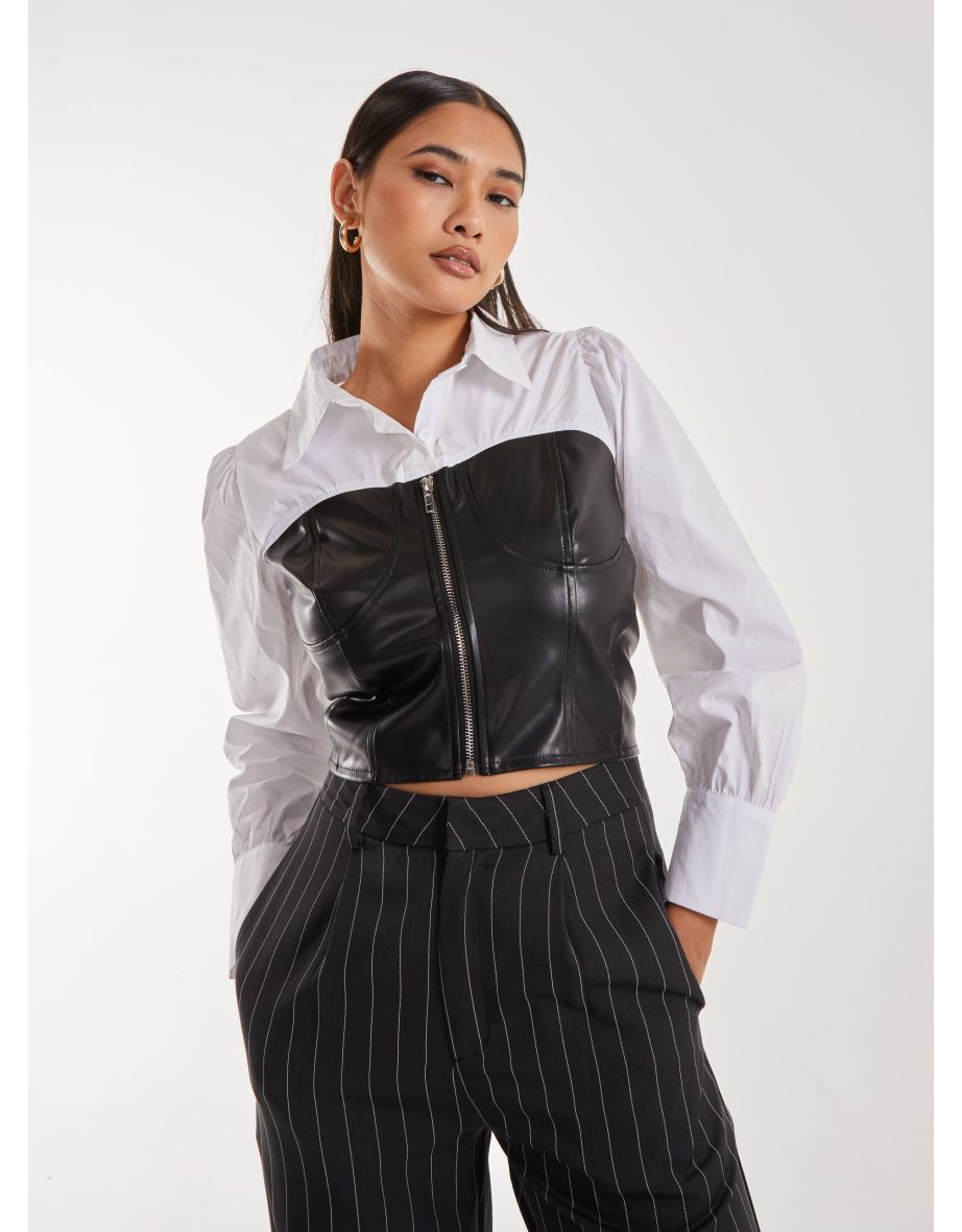 Double Layer Corset Shirt