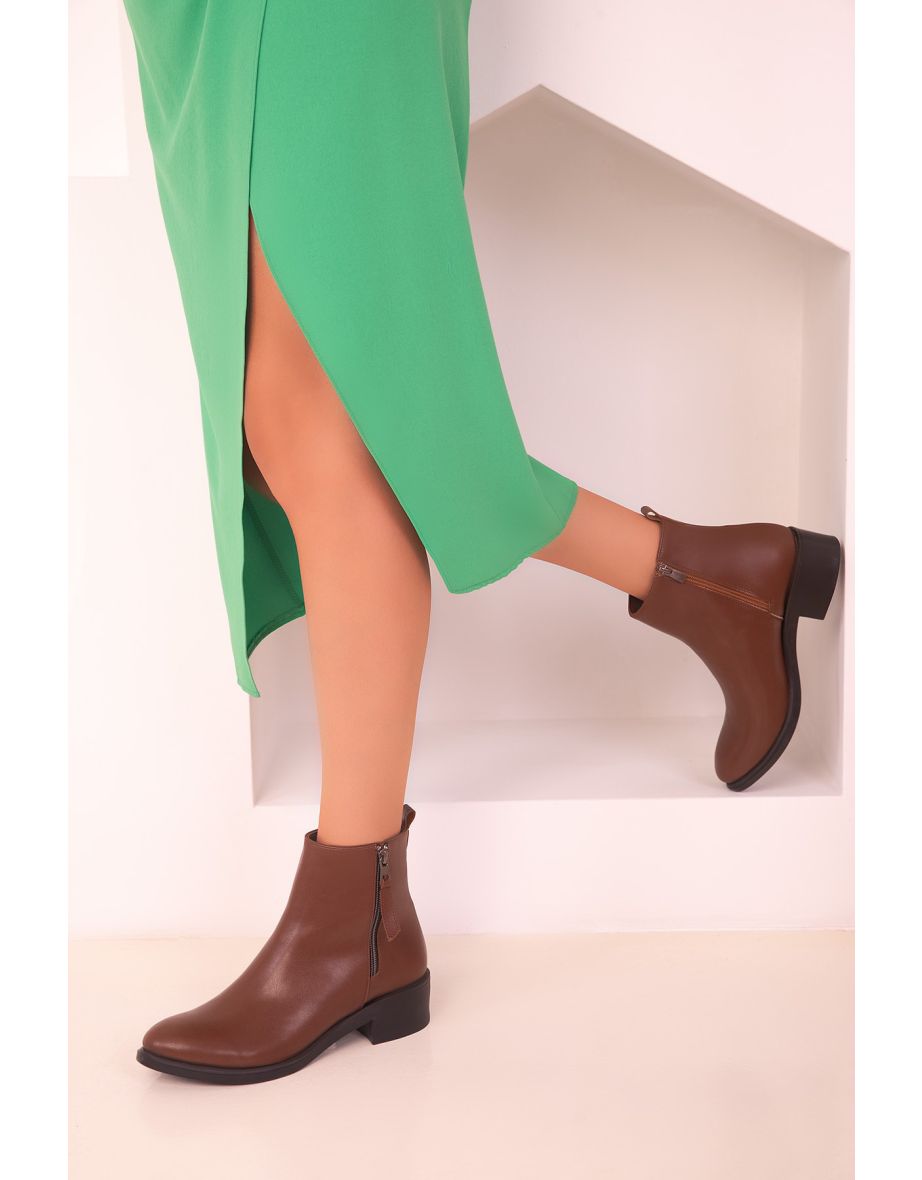 Cheap tan clearance booties