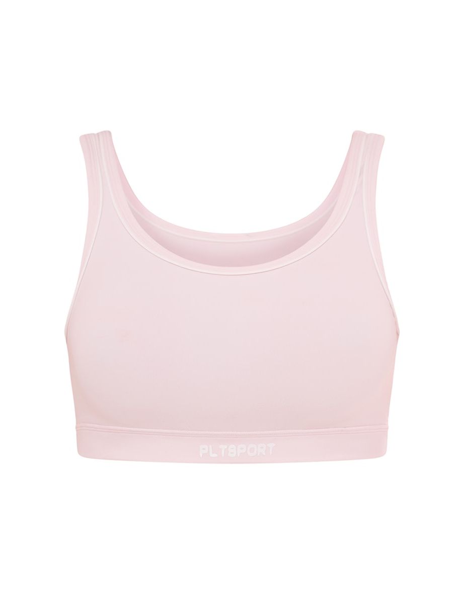 PLT SPORT Dusty Lilac Sculpt Contrast Binding Sports Bra - 4