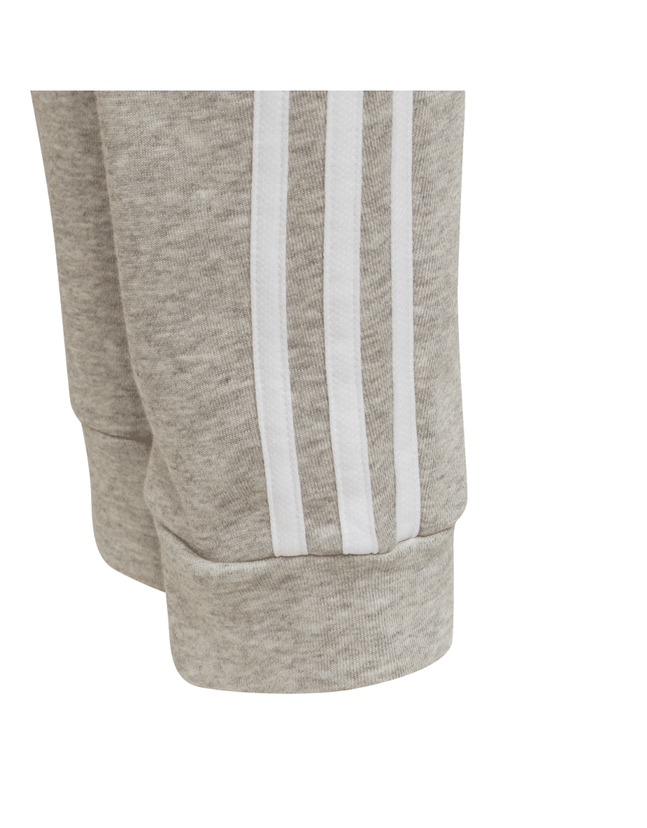 Girl's adidas Essentials 3-Stripes French Terry Joggers in Grey - 4