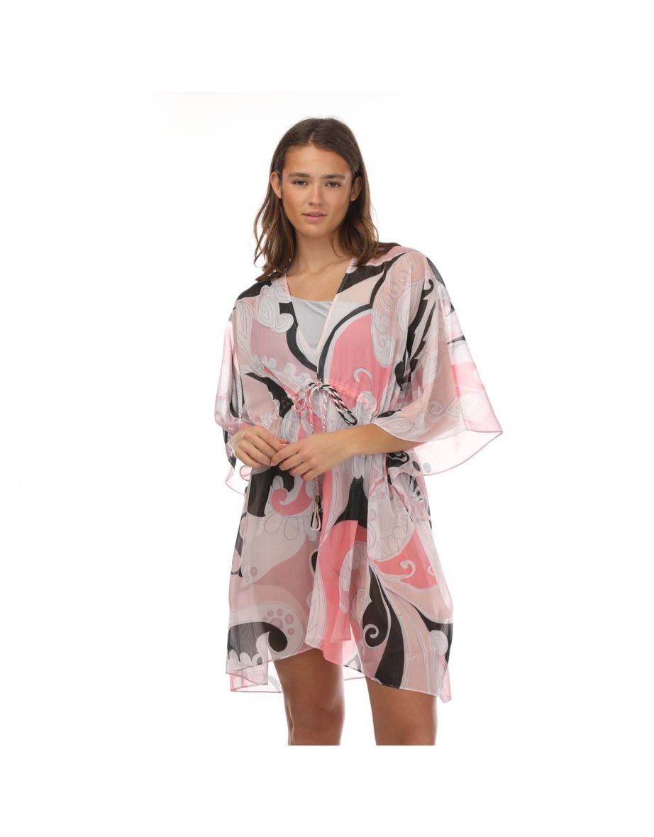 Women's Ted Baker Reanha V Neck Coverup in Pink