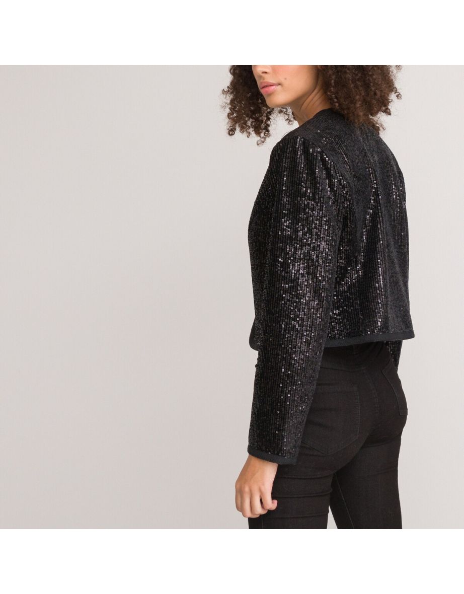 Recycled Sequin Bolero Jacket - 3