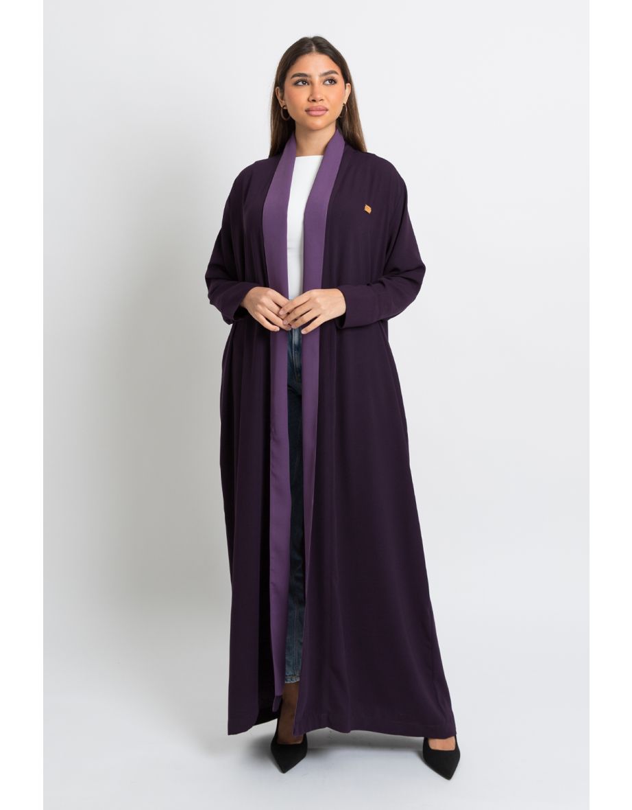 Shades of Mauve Open Practical Abaya