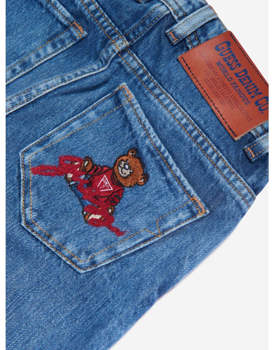 Boys Wide Leg Jeans in Blue - 3