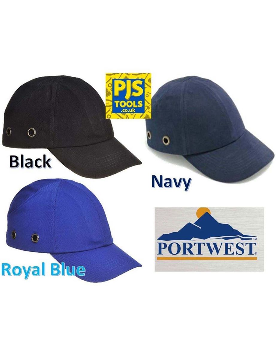 Portwest Safety Bump Baseball Cap (Pack of 2) - Navy - 1