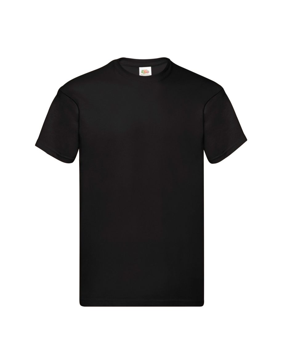 Fruit of the Loom Mens Original T-Shirt - Black