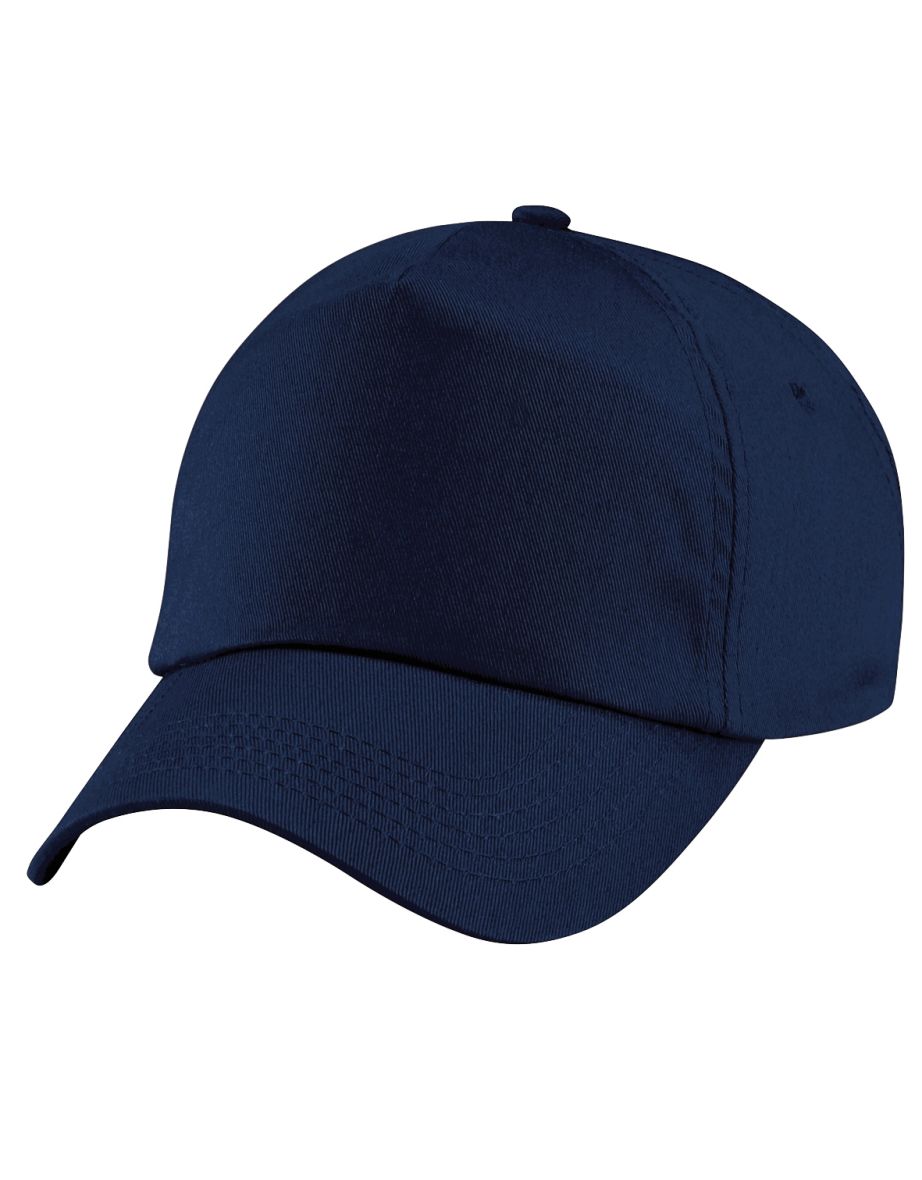 Beechfield Unisex Plain Original 5 Panel Baseball Cap - French Navy - 2