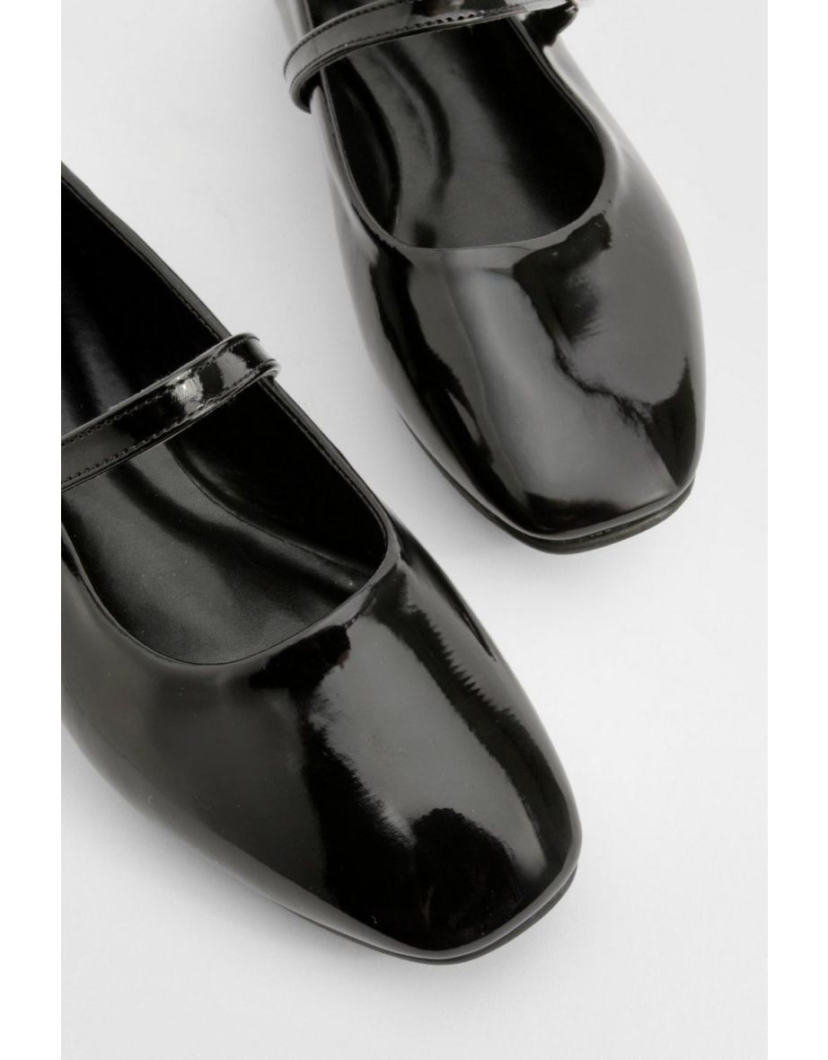Patent Mary Jane Ballerina Flats - 3