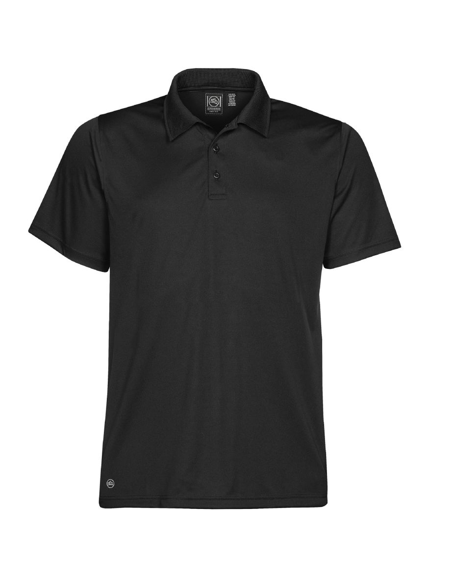 Stormtech Mens Eclipse H2X-Dry Pique Polo - Black